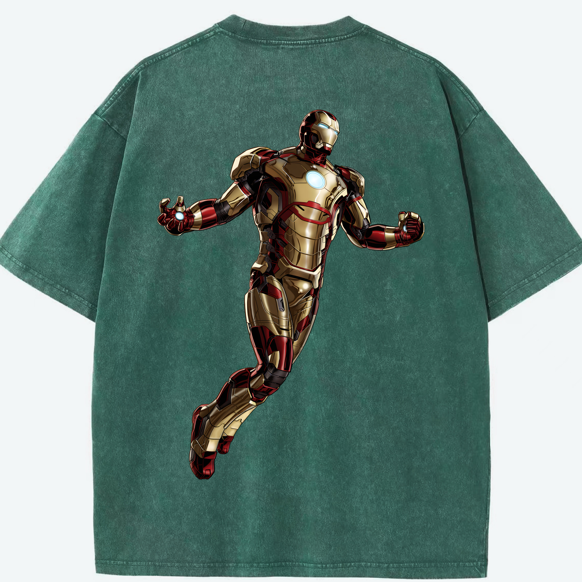 （画像用） アベンジャーズ The Avengers 綿100% ヴィンテージ風 半袖Tシャツ（背面プリント）